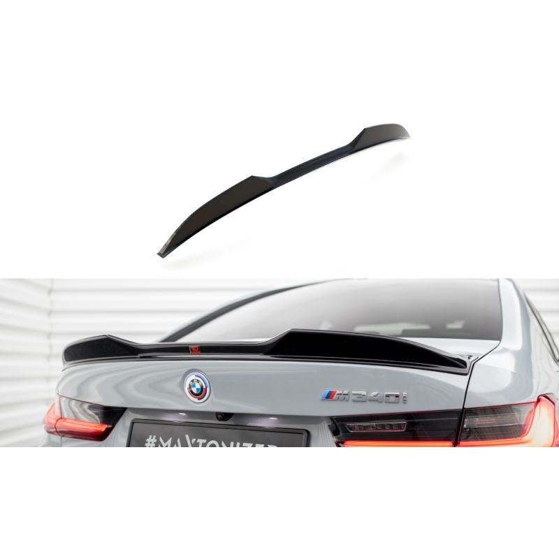 Maxton Spoiler Cap 3D BMW 3 M340i / M-Pack G20 / G20 Facelift Gloss Black, BM-3-G20F-MPACK-CAP1G Tuning.fr