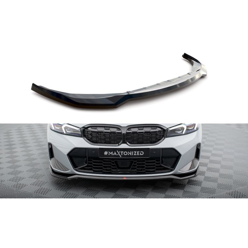 Maxton Lame Du Pare-Chocs Avant V.2 BMW 3 M340i / M-Pack G20 / G20 Facelift Gloss Black, BM-3-G20F-MPACK-FD2G Tuning.fr