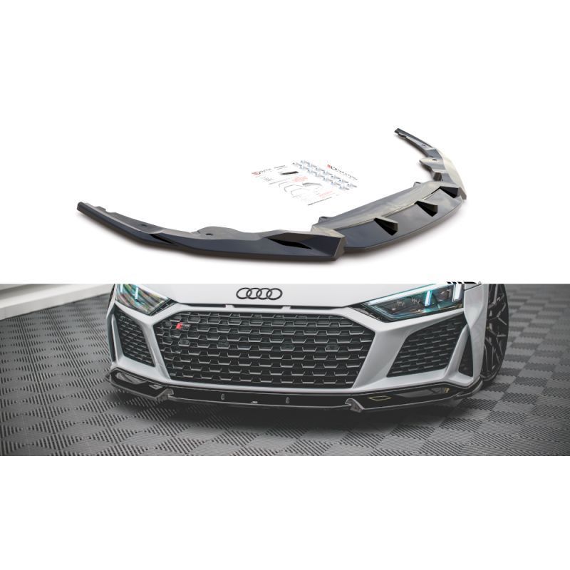 Maxton Front Splitter V.1 Audi R8 Mk2 Facelift Gloss Black, MAXTON DESIGN Maxton Front Splitter V.1 Audi R8 Mk2 Facelift Gloss Black, MAXTON DESIGN