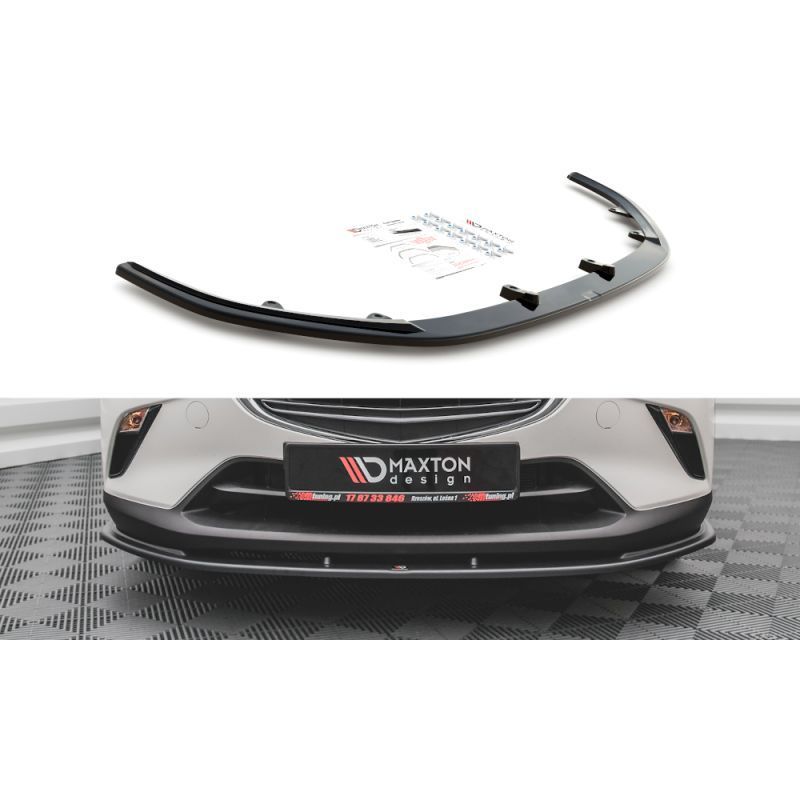 Maxton Front Splitter V.1 Mazda CX-3 Gloss Black, MAXTON DESIGN Maxton Front Splitter V.1 Mazda CX-3 Gloss Black, MAXTON DESIGN