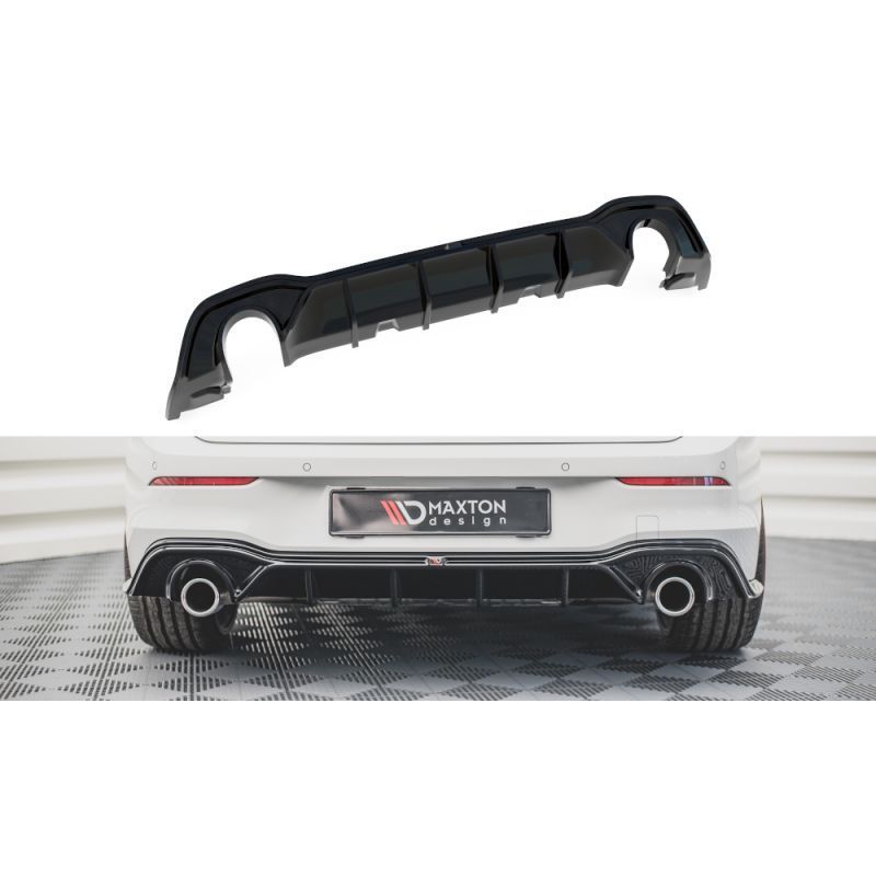 Maxton Rear Valance V.2 Volkswagen Golf 8 GTI Gloss Black, MAXTON DESIGN Maxton Rear Valance V.2 Volkswagen Golf 8 GTI Gloss Black, MAXTON DESIGN