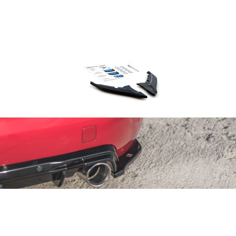 Maxton Rear Side Splitters Peugeot 308 GT Mk2 Facelift Gloss Black, MAXTON DESIGN Maxton Rear Side Splitters Peugeot 308 GT Mk2 Facelift Gloss Black, MAXTON DESIGN