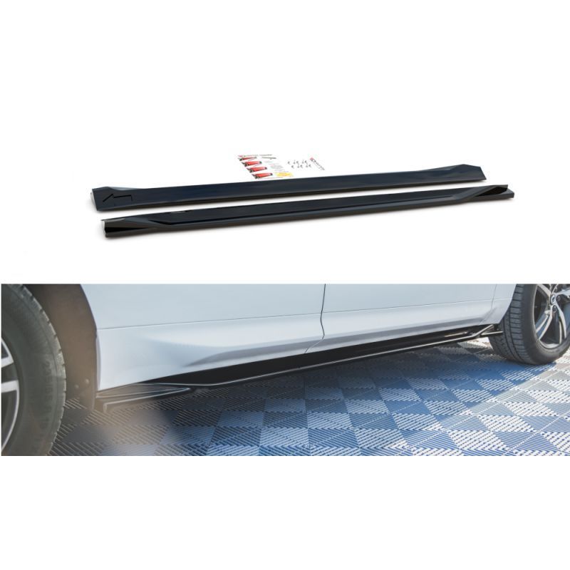 Maxton Side Skirts Diffusers Volvo XC60 Mk2 R-Design Gloss Black, MAXTON DESIGN Maxton Side Skirts Diffusers Volvo XC60 Mk2 R-Design Gloss Black, MAXTON DESIGN