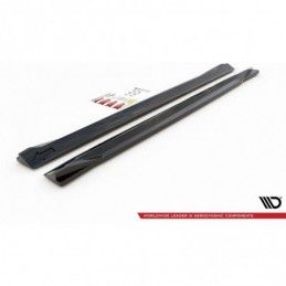 Maxton Side Skirts Diffusers Volvo XC60 Mk2 R-Design Gloss Black, MAXTON DESIGN