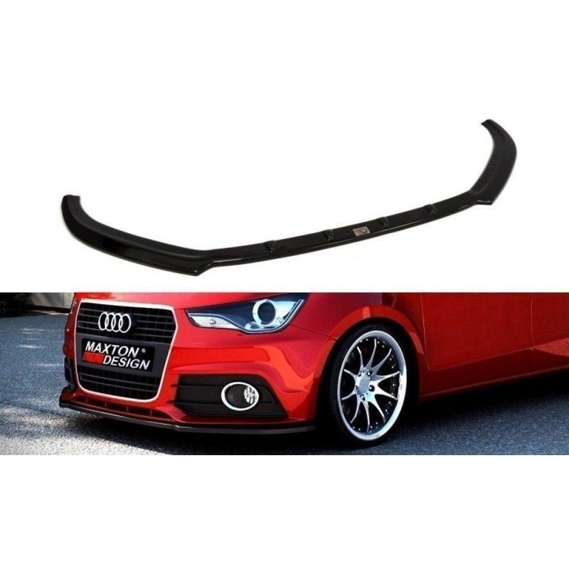 Maxton Front Splitter Audi A1 8X Gloss Black, A1 / S1 8X Maxton Front Splitter Audi A1 8X Gloss Black, A1 / S1 8X