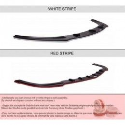 Maxton Front Splitter Audi A1 8X Gloss Black, A1 / S1 8X