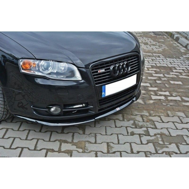 Maxton Front Splitter V.2 Audi A4 B7 Gloss Black, A4/S4 B7 Maxton Front Splitter V.2 Audi A4 B7 Gloss Black, A4/S4 B7