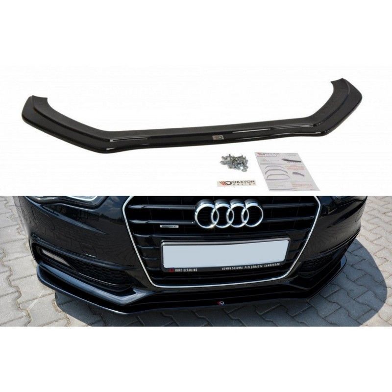 Maxton Front Splitter V.2 Audi S5 / A5 S-Line 8T FL Gloss Black, A5/S5/RS5 8T Maxton Front Splitter V.2 Audi S5 / A5 S-Line 8T FL Gloss Black, A5/S5/RS5 8T