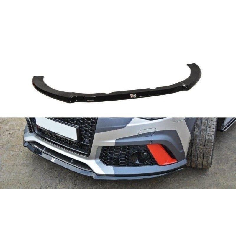 Maxton Front Splitter V.2 Audi RS6 C7 / C7 FL Gloss Black, A6/S6/RS6 4G C7 Maxton Front Splitter V.2 Audi RS6 C7 / C7 FL Gloss Black, A6/S6/RS6 4G C7