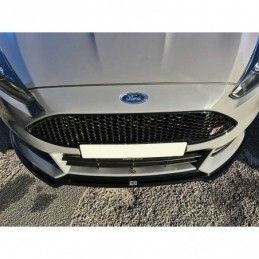 Maxton Front Splitter V.3 Ford Focus ST Mk3 FL Gloss Black, Focus Mk3 / 3.5 / ST / RS