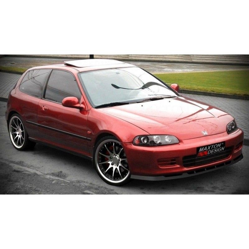 Maxton FRONT SPLITTER HONDA CIVIC MK5 Gloss Black, CIVIC Maxton FRONT SPLITTER HONDA CIVIC MK5 Gloss Black, CIVIC