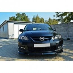 Maxton FRONT SPLITTER MAZDA 3 MPS MK1 (PREFACE) Gloss Black, Mazda 3