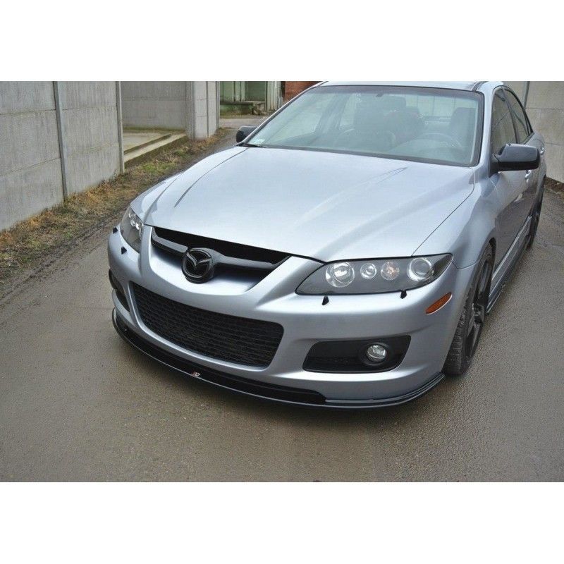 Maxton FRONT SPLITTER Mazda 6 Mk1 MPS Gloss Black, mazda 6 Maxton FRONT SPLITTER Mazda 6 Mk1 MPS Gloss Black, mazda 6