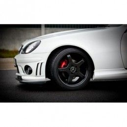 Maxton Front Splitter Mercedes SLK R170 For AMG 204 Bumper Gloss Black, SLK R171