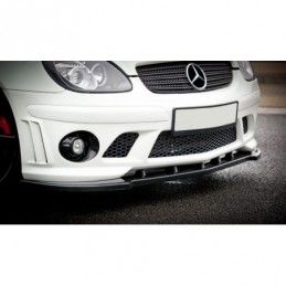 Maxton Front Splitter Mercedes SLK R170 For AMG 204 Bumper Gloss Black, SLK R171