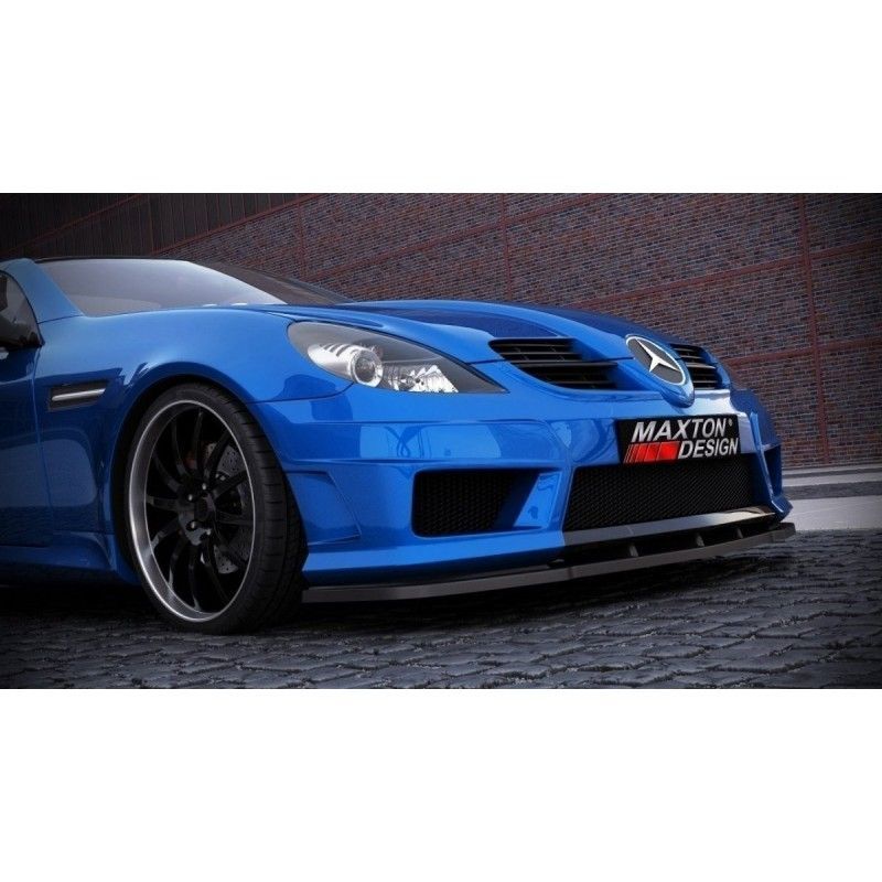 Maxton Front Splitter Mercedes SLK R171 (for Me-SLK -r171-AMG172-f1) Gloss Black, SLK R171 Maxton Front Splitter Mercedes SLK R171 (for Me-SLK -r171-AMG172-f1) Gloss Black, SLK R171