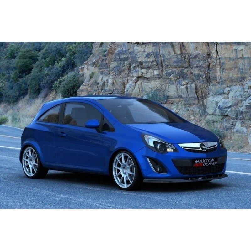 Maxton FRONT SPLITTER OPEL CORSA D (FACELIFT) Gloss Black, Corsa D Maxton FRONT SPLITTER OPEL CORSA D (FACELIFT) Gloss Black, Corsa D
