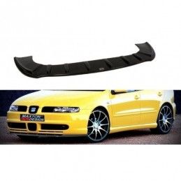 Maxton FRONT SPLITTER SEAT LEON MK1 (FOR SEAT SPORT BUMPER) Gloss Black, Leon Mk1 / Cupra