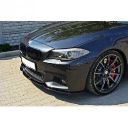 Maxton FRONT SPLITTER V.2 for BMW 5 F10/F11 MPACK Gloss Black, Serie 5 F10/ F11