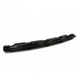 Maxton CENTRAL REAR SPLITTER for BMW 5 F11 M-PACK (fits two double exhaust ends) Gloss Black, Serie 5 F10/ F11