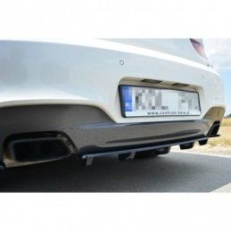 Maxton CENTRAL REAR SPLITTER for BMW 6 Gran Coupé MPACK (with a vertical bar) Gloss Black, Serie 6 F06/ F12/ F13