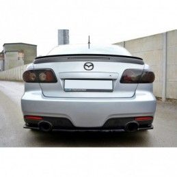 Maxton CENTRAL REAR SPLITTER Mazda 6 Mk1 MPS Gloss Black, mazda 6