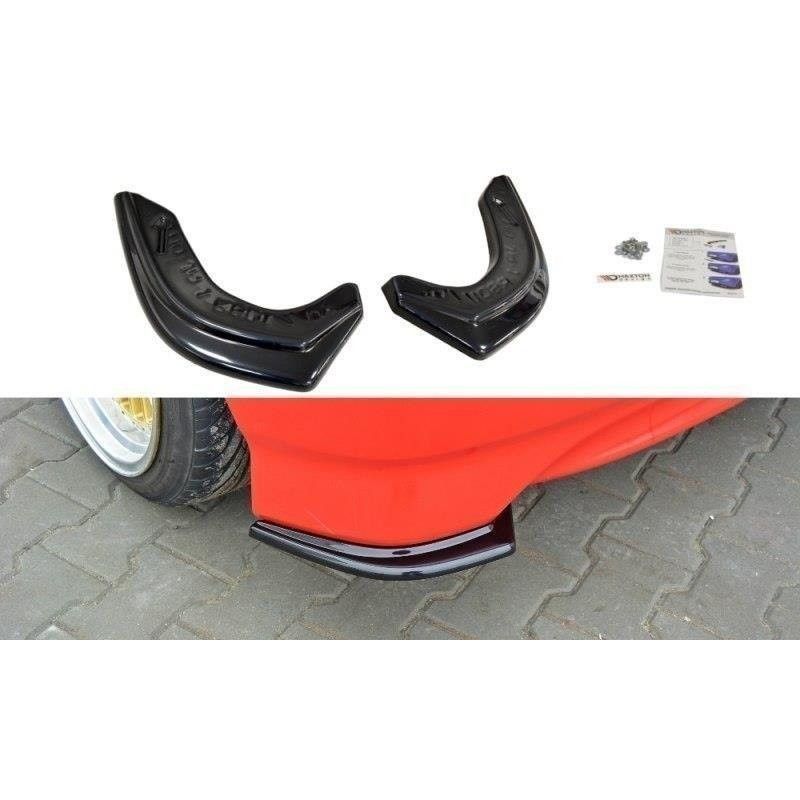 Maxton REAR SIDE SPLITTERS HONDA JAZZ MK1 Gloss Black, JAZZ Maxton REAR SIDE SPLITTERS HONDA JAZZ MK1 Gloss Black, JAZZ