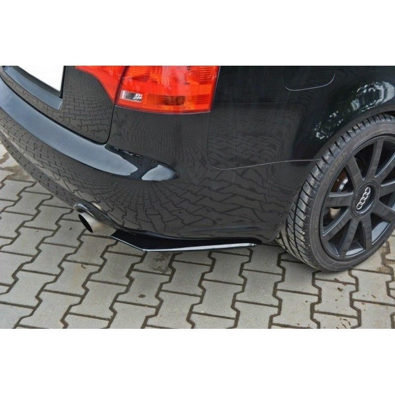 Maxton REAR SIDE SPLITTERS AUDI A4 B7 Gloss Black, A4/S4 B7 Maxton REAR SIDE SPLITTERS AUDI A4 B7 Gloss Black, A4/S4 B7