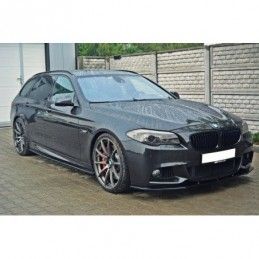 Maxton SIDE SKIRTS DIFFUSERS for BMW 5 F10/ F11 M-POWER/ M-PACK Gloss Black, Serie 5 F10/ F11