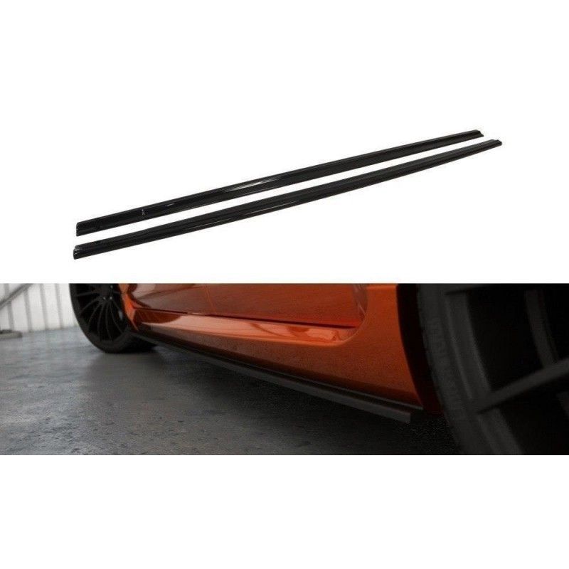 Maxton Side Skirts Diffusers Ford Focus ST Mk2 FL Gloss Black, Focus Mk2 / 2.5 / ST / RS Maxton Side Skirts Diffusers Ford Focus ST Mk2 FL Gloss Black, Focus Mk2 / 2.5 / ST / RS