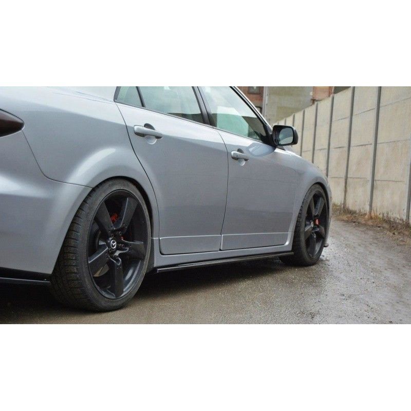 Maxton SIDE SKIRTS DIFFUSERS Mazda 6 Mk1 MPS Gloss Black, mazda 6 Maxton SIDE SKIRTS DIFFUSERS Mazda 6 Mk1 MPS Gloss Black, mazda 6