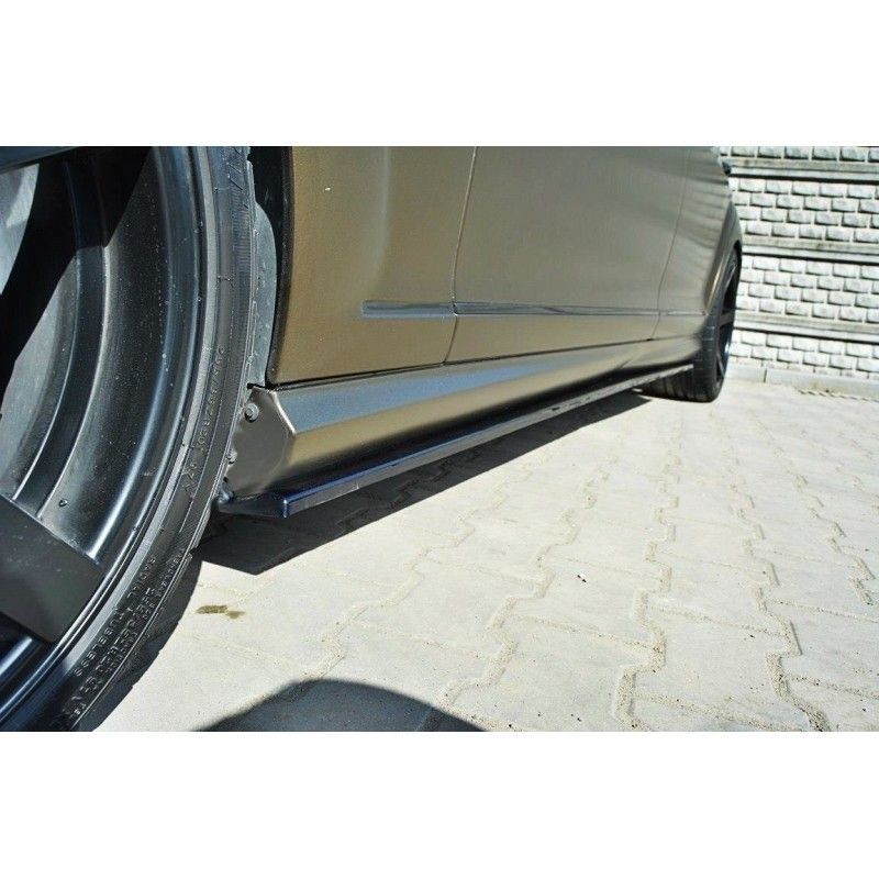 Maxton SIDE SKIRTS DIFFUSERS MERCEDES S-CLASS W221 AMG LWB Gloss Black, CLASSE S W221 Maxton SIDE SKIRTS DIFFUSERS MERCEDES S-CLASS W221 AMG LWB Gloss Black, CLASSE S W221
