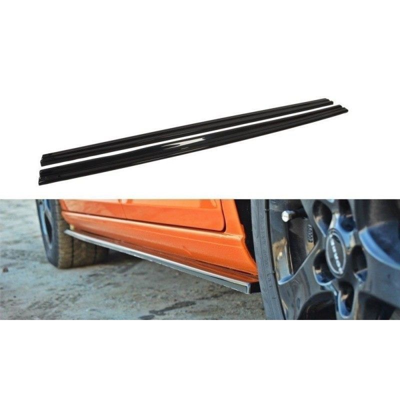 Maxton SIDE SKIRTS DIFFUSERS SEAT LEON MK2 CUPRA / FR Gloss Black, Leon Mk2 / Cupra Maxton SIDE SKIRTS DIFFUSERS SEAT LEON MK2 CUPRA / FR Gloss Black, Leon Mk2 / Cupra