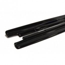 Maxton Side Skirts Diffusers Skoda Octavia RS Mk3 / Mk3 FL Hatchback / Kombi Gloss Black, Octavia III