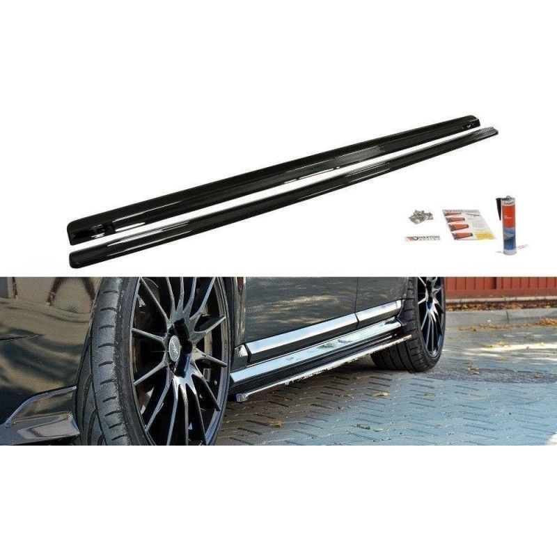 Maxton SIDE SKIRTS DIFFUSERS VOLVO V50F R-DESIGN Gloss Black, V50 Maxton SIDE SKIRTS DIFFUSERS VOLVO V50F R-DESIGN Gloss Black, V50