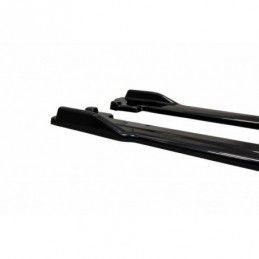 Maxton Side Skirts Diffusers V.1 VW Golf 7 R / R-Line Facelift Gloss Black, Golf 7