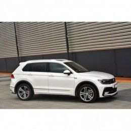 Maxton SIDE SKIRTS DIFFUSERS Vw Tiguan Mk2 R-Line Gloss Black, Tiguan