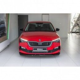 Maxton Front Splitter V.1 Skoda Scala Gloss Black, Scala
