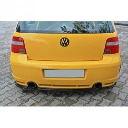 Maxton CENTRAL REAR SPLITTER VW GOLF IV R32 Gloss Black, Golf 4