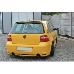 Maxton CENTRAL REAR SPLITTER VW GOLF IV R32 Gloss Black, Golf 4
