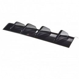 Maxton Rear Valance Audi RS3 8V FL Sedan Gloss Black, A3/S3/RS3 8V
