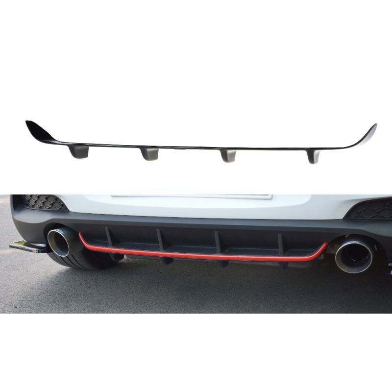 Maxton Rear Valance Hyundai I30 N Mk3 Hatchback Gloss Black, Hyundai Maxton Rear Valance Hyundai I30 N Mk3 Hatchback Gloss Black, Hyundai
