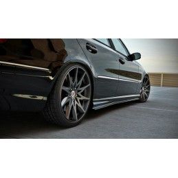 Maxton RAJOUT DU BAS DE CAISSE MERCEDES E-CLASS W211 AMG Gloss Black, ME-E-211-AMG-SD1G Tuning.fr