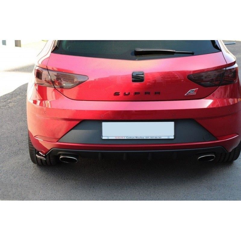 Maxton Rear Side Splitters V.2 Seat Leon Cupra Mk3 FL Hatchback Gloss Black, Leon Mk3 / Facelift Cupra Maxton Rear Side Splitters V.2 Seat Leon Cupra Mk3 FL Hatchback Gloss Black, Leon Mk3 / Facelift Cupra