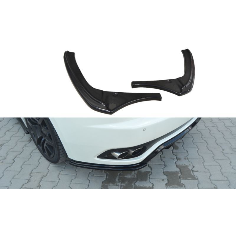 Maxton REAR SIDE SPLITTERS V.2 MASERATI GRANTURISMO 2007-2011 Gloss Black, Maserati Maxton REAR SIDE SPLITTERS V.2 MASERATI GRANTURISMO 2007-2011 Gloss Black, Maserati