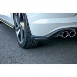 Maxton REAR SIDE SPLITTERS VW POLO MK6 GTI Gloss Black, Polo Mk6