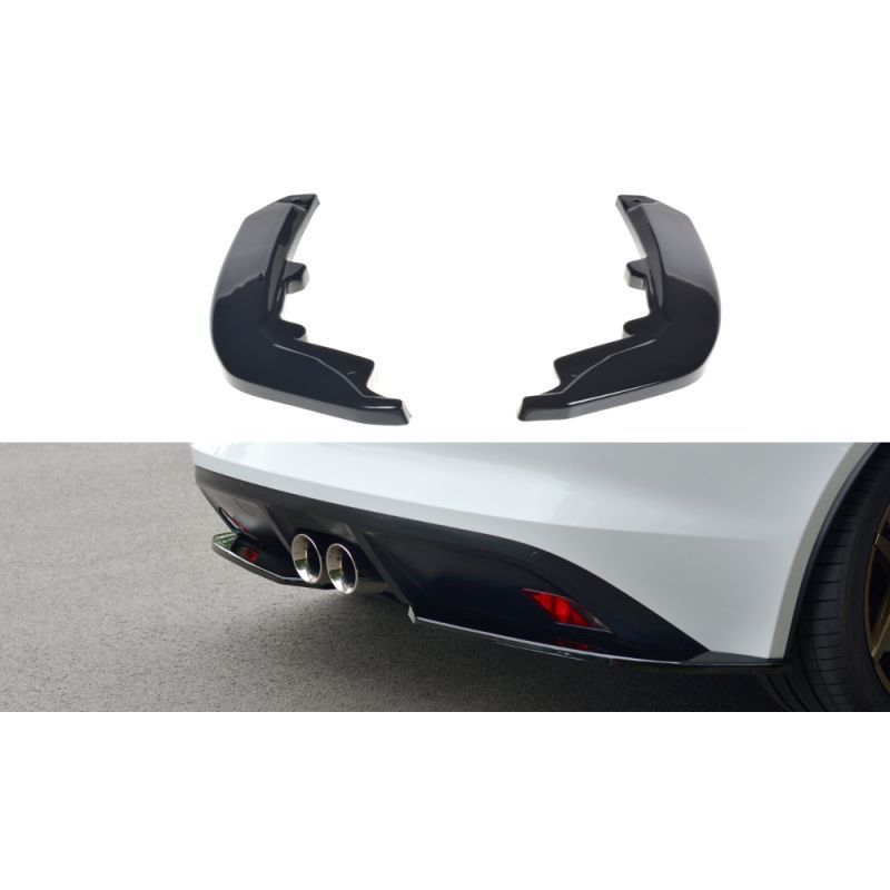 Maxton REAR SIDE SPLITTERS JAGUAR F-TYPE Gloss Black, Jaguar Maxton REAR SIDE SPLITTERS JAGUAR F-TYPE Gloss Black, Jaguar